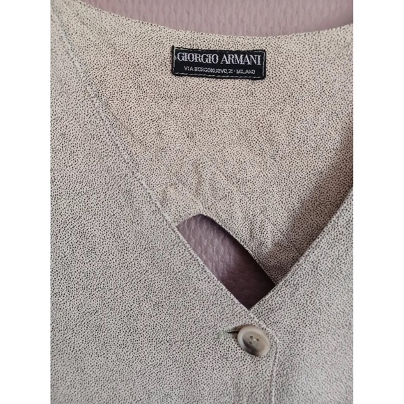Giorgio Armani designer cropped vest - Picture 4 of 11